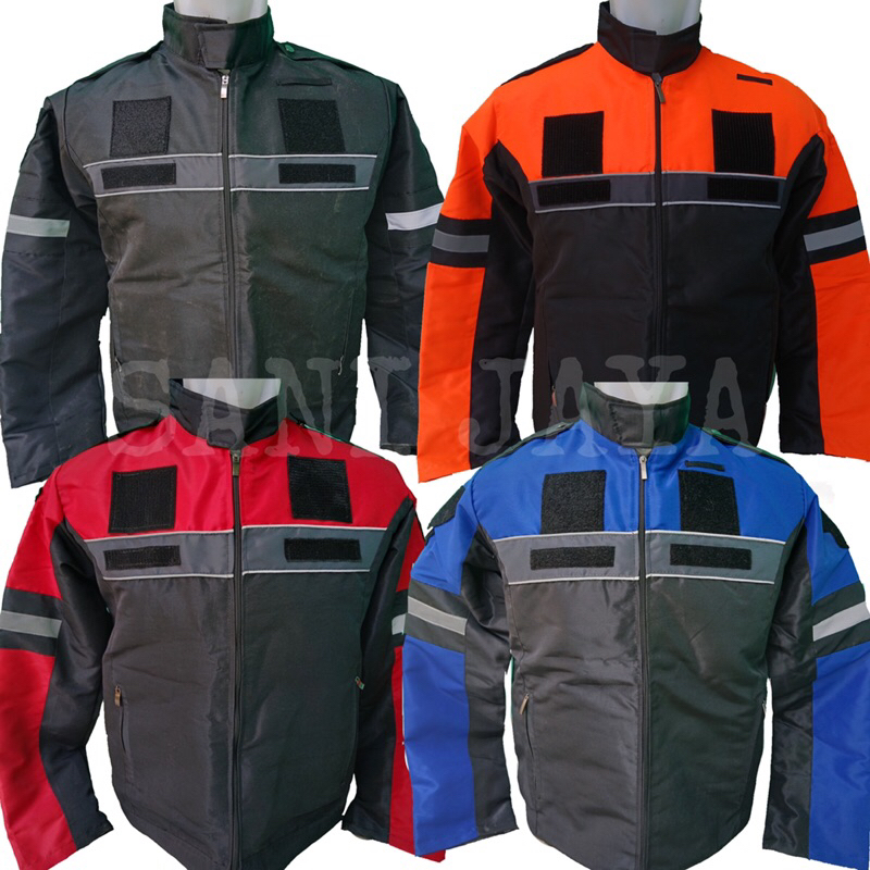 Jaket Motor Pria / Jaket Touring / Jaket Serbaguna Bahan Cordura Anti Air