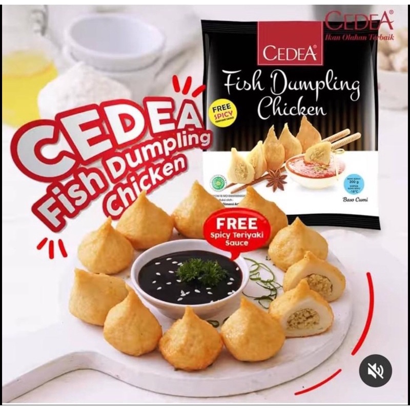 

CEDEA DUMPLING AYAM 200 GR / DUMPLING CHICKEN 200 GR