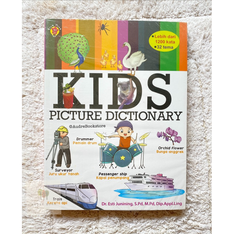 [ORIGINAL] Gramedia : Kids Picture Dictionary Kamus Bergambar Bahasa Indonesia Inggris Super Lengkap