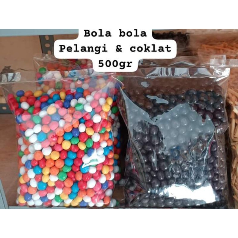 

(COD) Cemilan Snack kue bonibol bola-bola 500gr