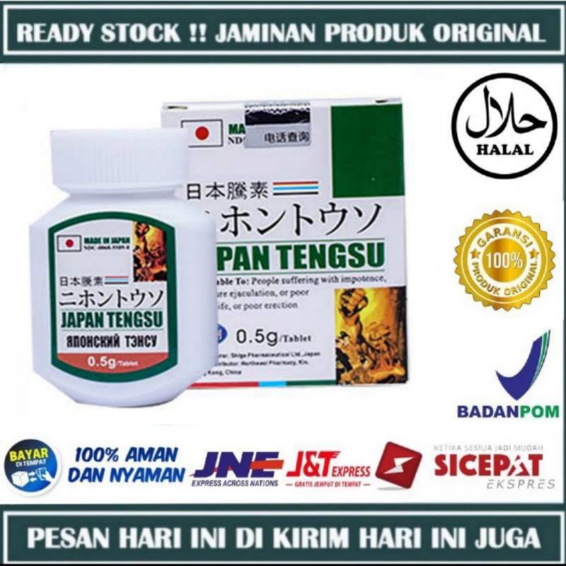 Pil Biru Japan Tengsu Original Mengatasi anti Loyo Tahan Lama Asli Ampuh