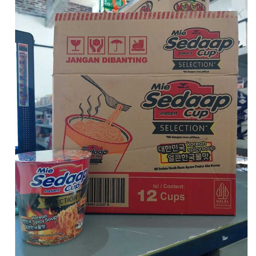 

Mie Sedaap Korean Spicy Soup Cup 75gr (1Karton 12 Cup)