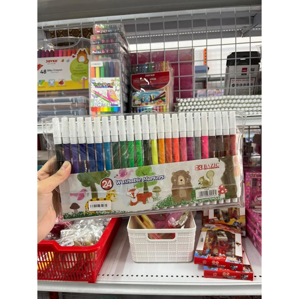 

spidol bazic washable 24warna colors marker