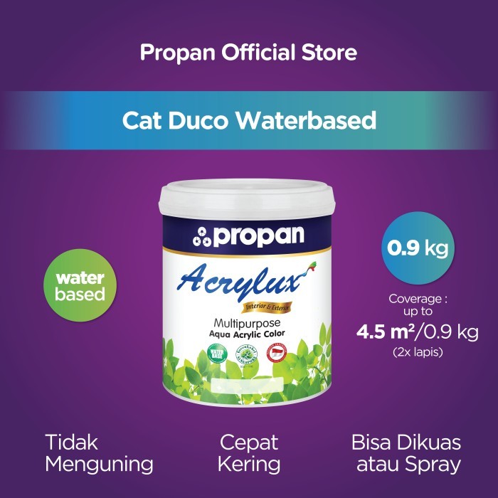 CAT DUCO WATERBASED PROPAN ACRYLUX 0.9KG