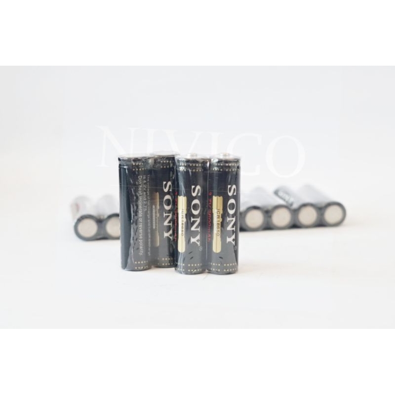 Baterai SONY 18650 3.7v 3600 maH Li-Ion RECHARGEABLE