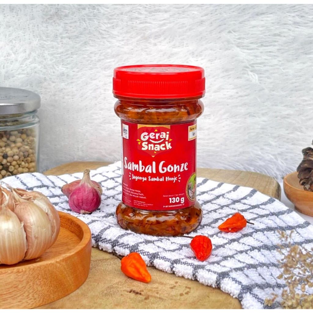 

Gonze Sambal AYAM Kecombrang Botol Reguler Khas Cianjur 130 g