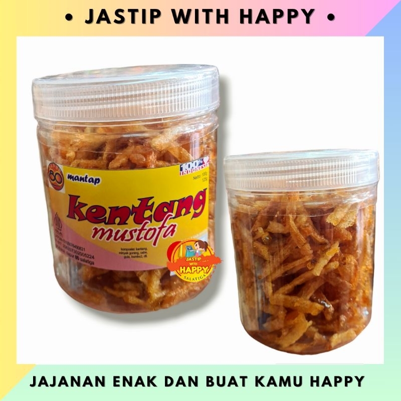

Kentang Mustofa - Pencok Kentang Pedas Manis Tabung Kecil