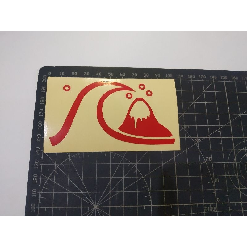 

cutting stiker quiksilver