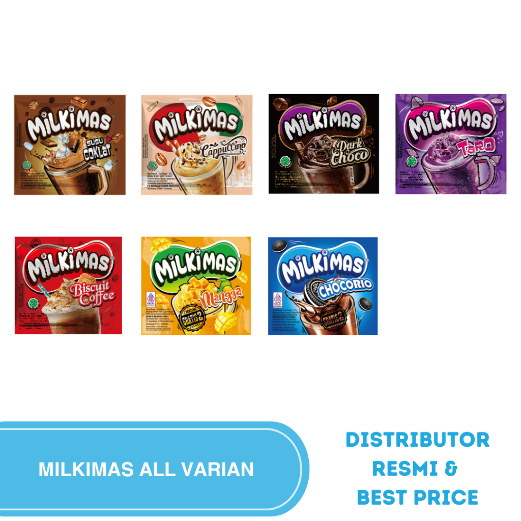

MILKIMAS Aneka Rasa Minuman Serbuk Instan Powder Bubuk Rasa Susu Bal Dus All Varian