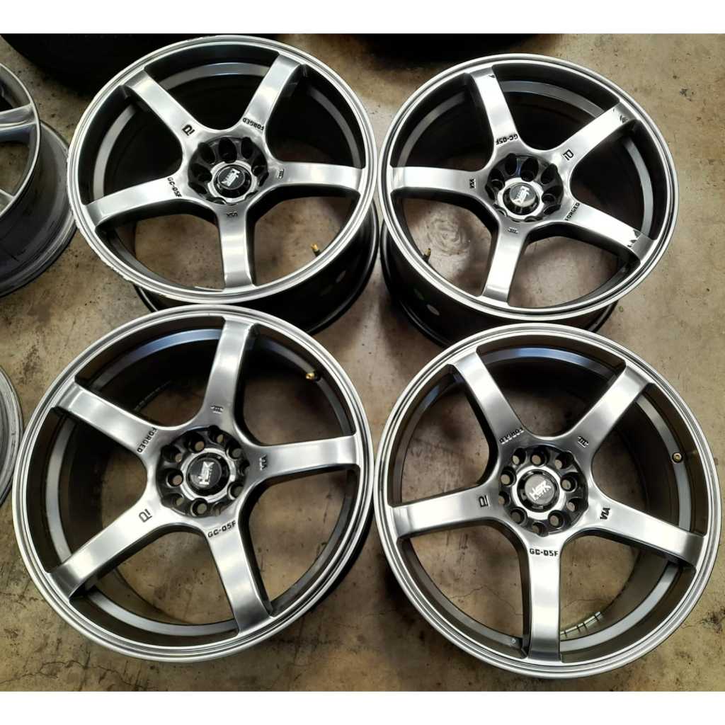 VELG BEKAS / SEKEN R18 TYPE HSR TENDON PCD 5X114 - 5X100 PNP INNOVA HRV OUTLANDER DLL
