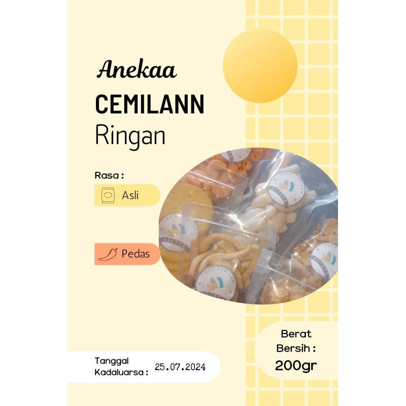 

makanan ringan / cemilan