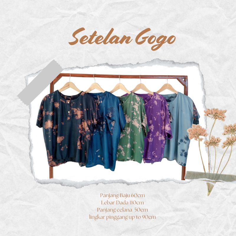 Batik Waru - Setelan Gogo mix motif