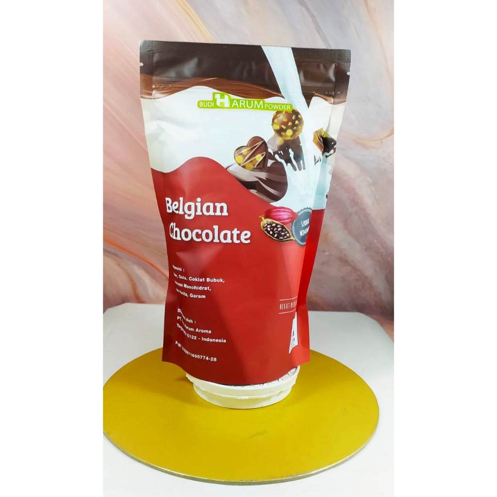 

Grosir Bubuk Minuman Boba/Drink Powder Belgian Coklat HARUM 500gr