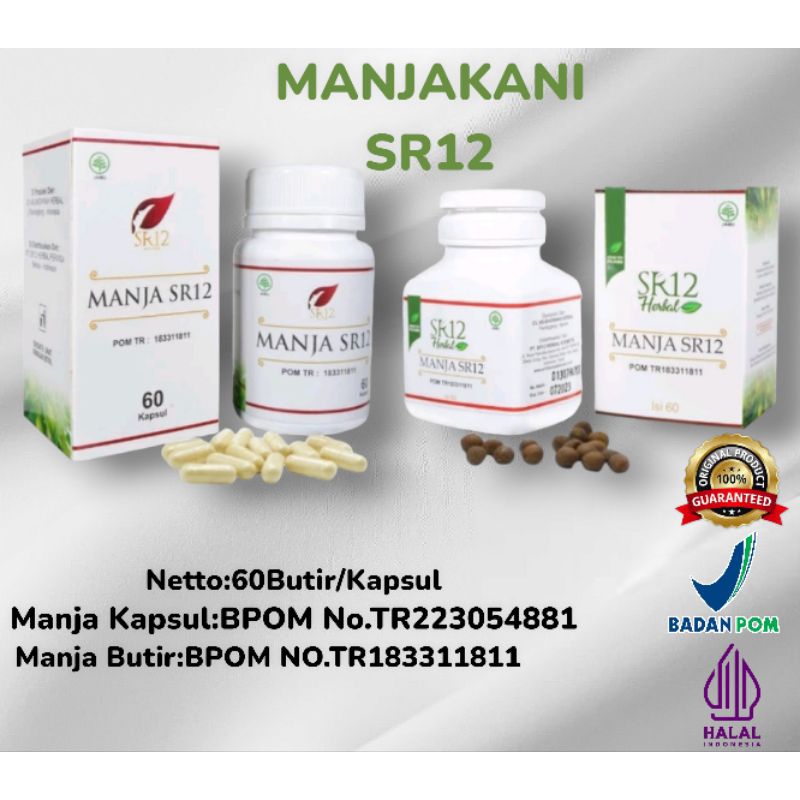 ManjaKani SR12 Herbal Original BPOM