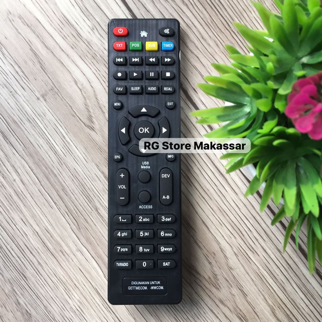 Remot Remote Receiver Parabola Getmecom 009 HD New FTA / New 3G / Z/Azplay / AVS+ / HD5 Robocop