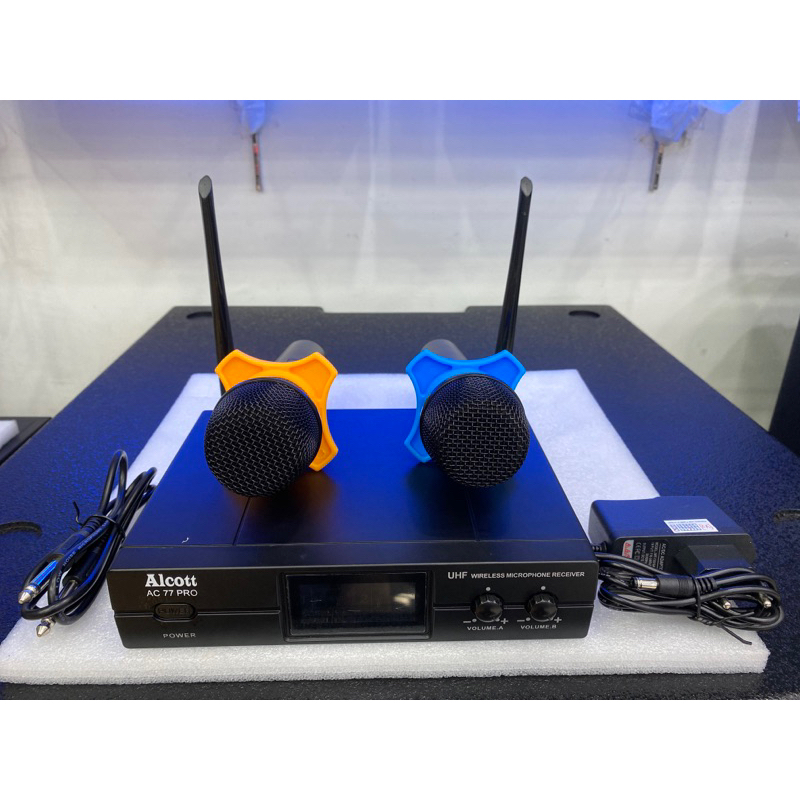 mic wireless alcott ac 77 pro original TERBAIK