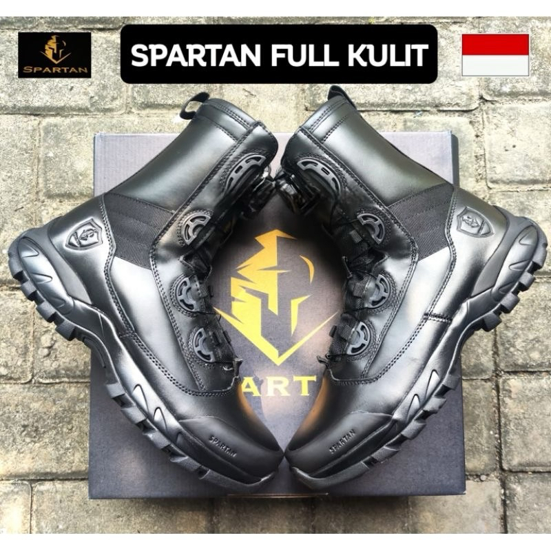 SEPATU PDL FULL KULIT SPARTAN ASLI KULIT SAPI