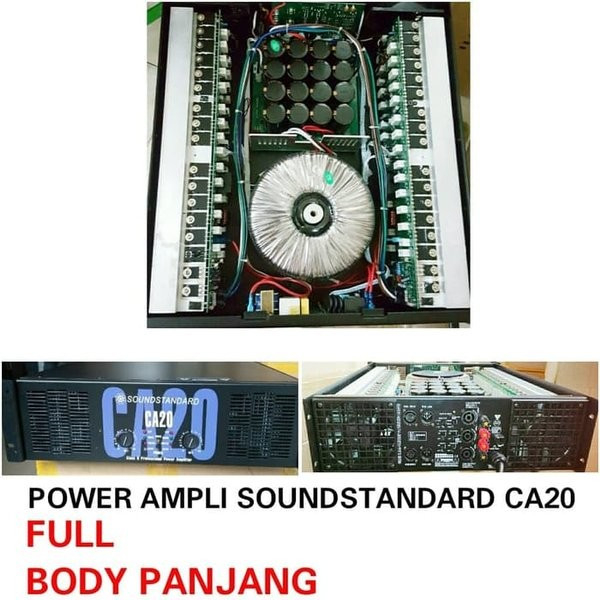 Power Amplifier CA 20 Sound Standart Original Power Ca 20 Sound Standart CA 20 Power 2 Channel CA20