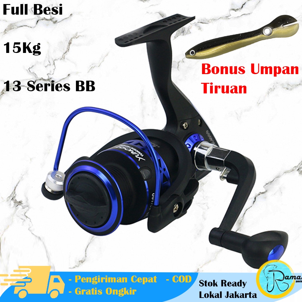 Ril Reel Yumoshi 12BB Spool Besi BK3 Bonus Umpan Ikan q Z7J6