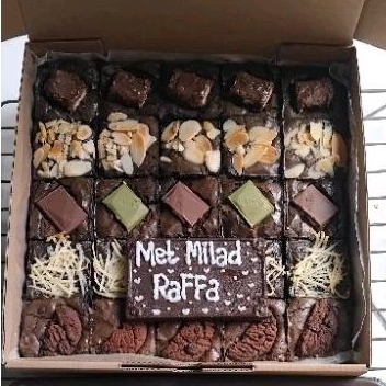 

brownis panggang sekat Nda fabie