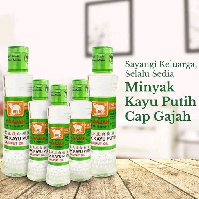Minyak Kayu Putih CAP GAJAH ASLI PT USFI Hijau bening alami
