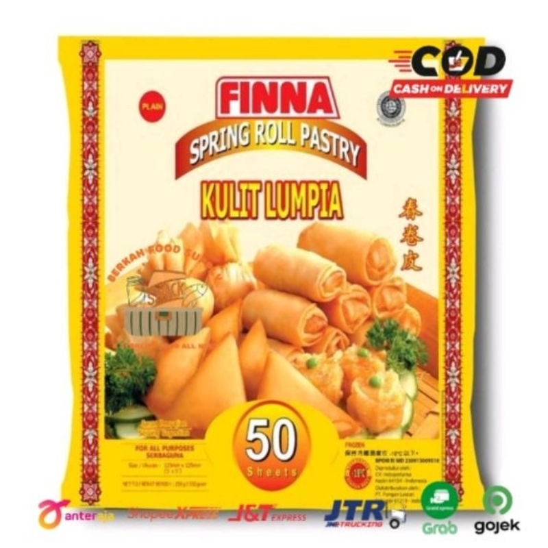 

FINNA SPRING ROLL PASTRY 125mm x 125mm 50 lembar HALAL