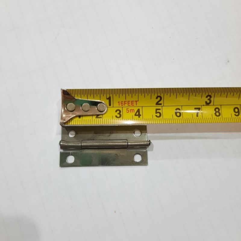 1 PC - Engsel Kecil 4.5 cm / Engsel Kandang Ayam / Engsel Jendela Kecil / Engsel Besi 1 ½ inch