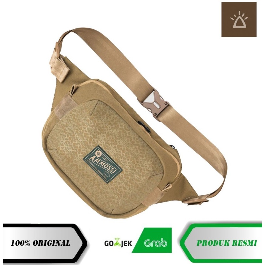 Tas Selempang Ammossi Waist Bag Brisk -  Khaki