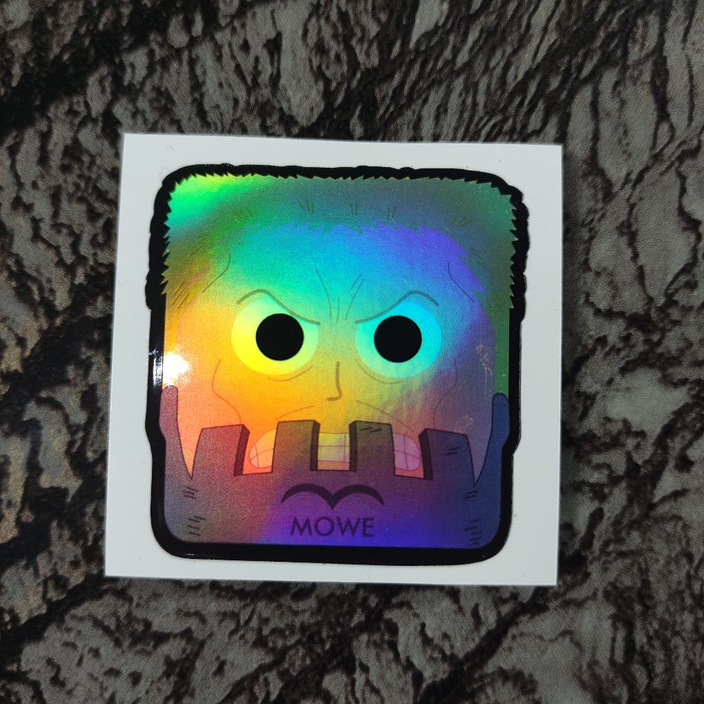 

Stiker Hologram One Piece Capt. Morgan Square