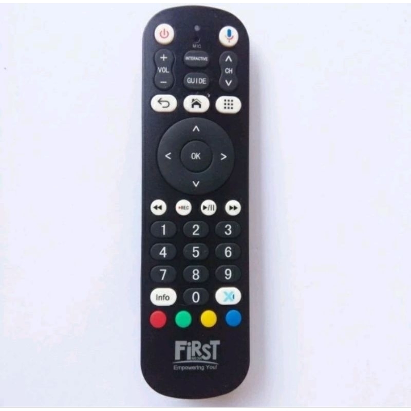 REMOT FIRST MEDIA STB X1 VOICE COMMAND MURAH
