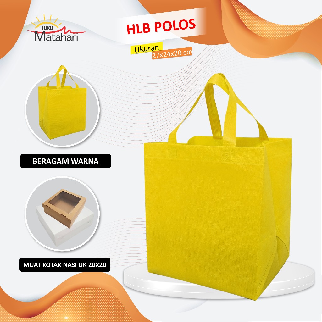 

[GROSIR] TAS SPUNBOND KOTAK NASI POLOS 20x20 | TAS AQIQOH | TAS SYUKURAN TAS CATERING 27X24X20