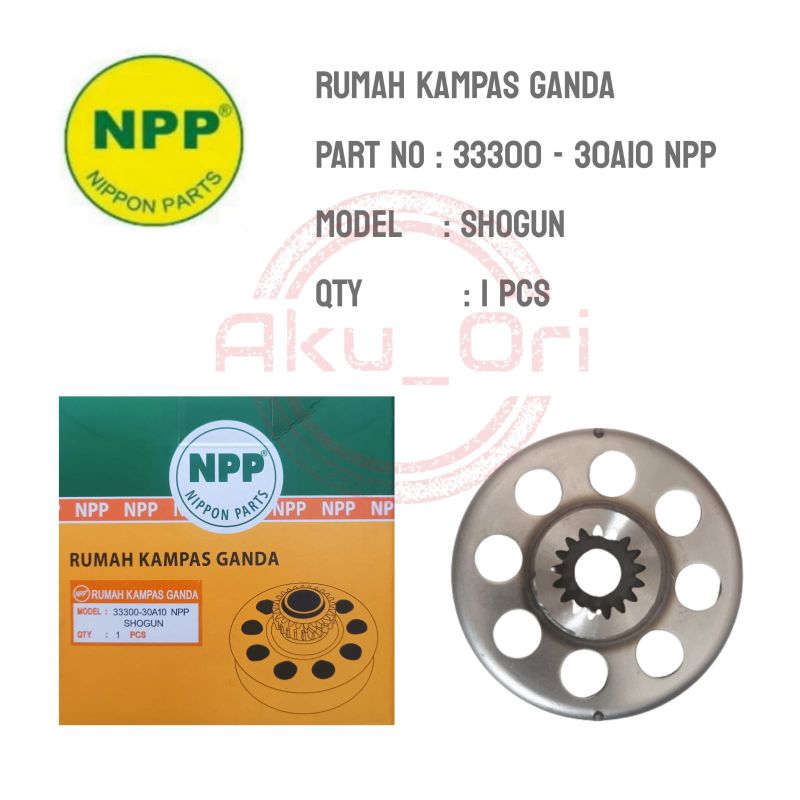 RUMAH OTO KOPLING SHOGUN NPP mangkok kampas ganda kopling shogun 110 r lama