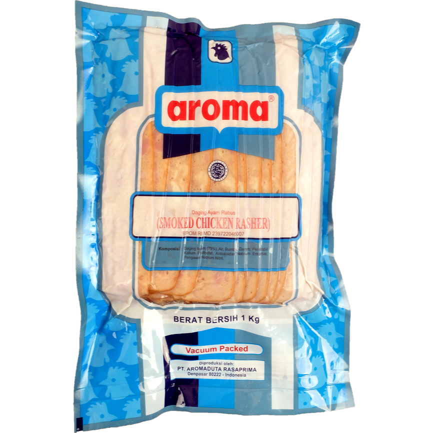 

Smoked Chicken Rasher Aroma 1kg / Smoked Chicken Rasher