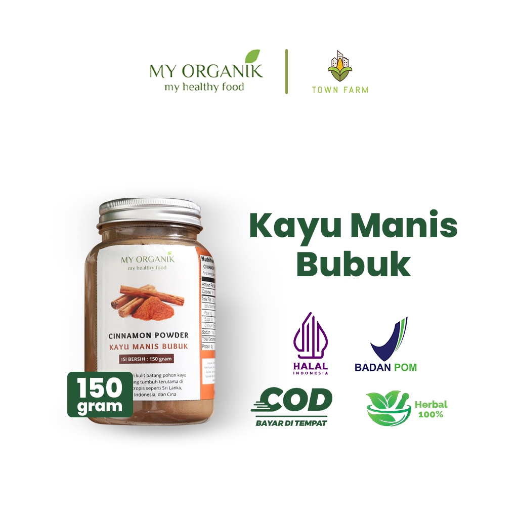 

My Organik Cinnamon Powder Bubuk Murni Organic Asli Kayu Manis Bubuk 100%