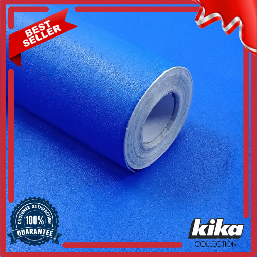 Wallpaper Dinding Motif Polos Pastel 45cm x 10m Polos Pastel Biru Wallstiker Wallpaper Sticker