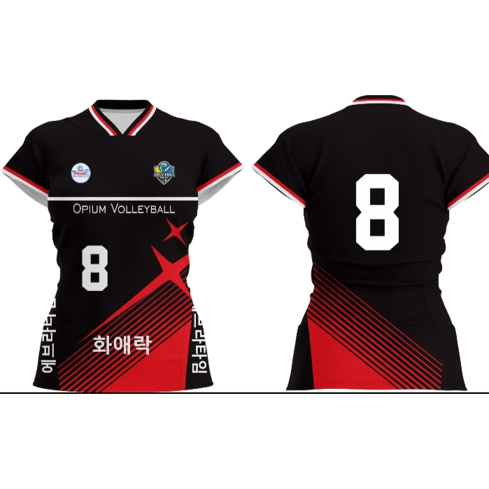 ATASAN VOLI WANITA PRINTING BAJU OLAHRAGA VOLI WANITA CELANA/KOLOR VOLI MURAH BERKUALITAS GRATIS JUG