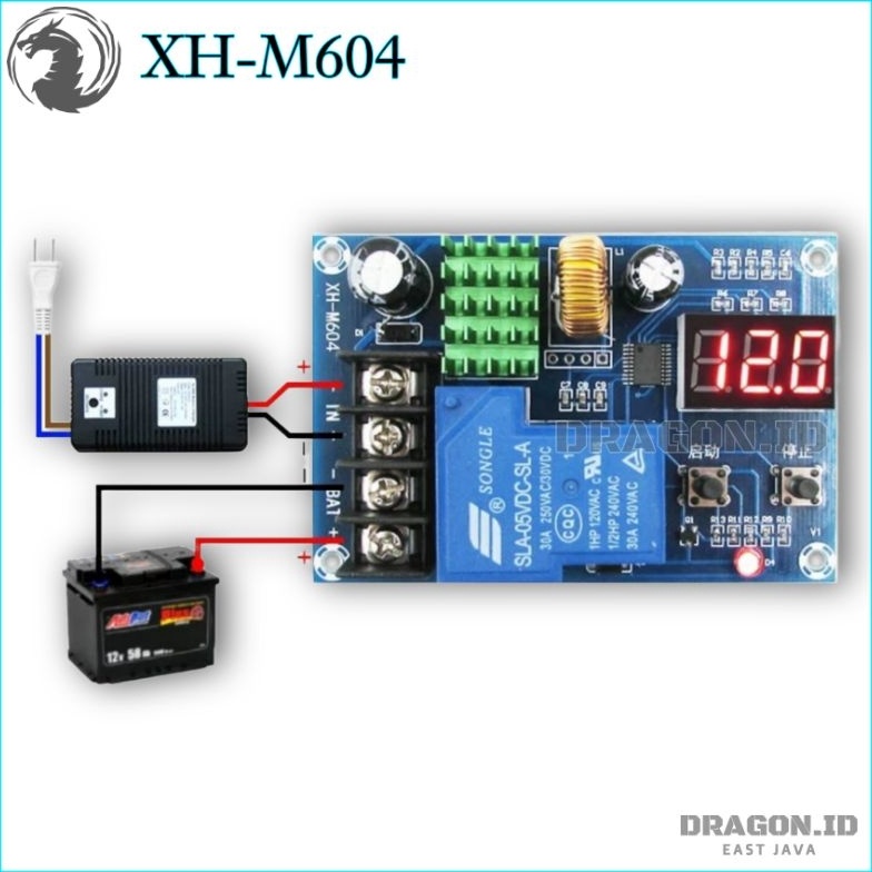 KODE G84X XHM64 Module Charger Battery Otomatis CutOff Modul Control Pengisian BateraiAki 66V