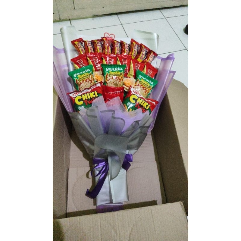 

Buket snack ukuran medium