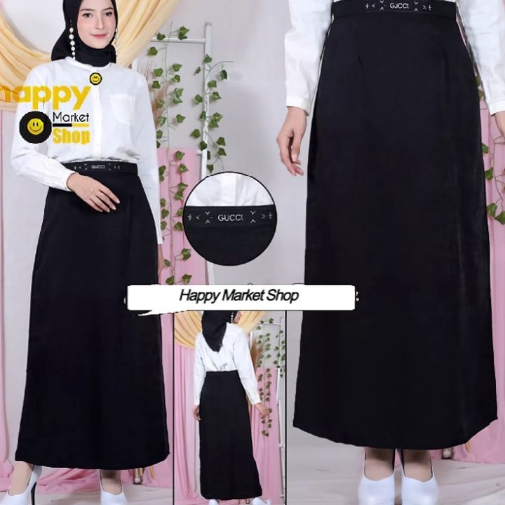 COD Rok Gucci Wanita Rok Kerja Rok Magang Rok Santri Muslimah Rok Prisket Fashion Terkini Bisa COD