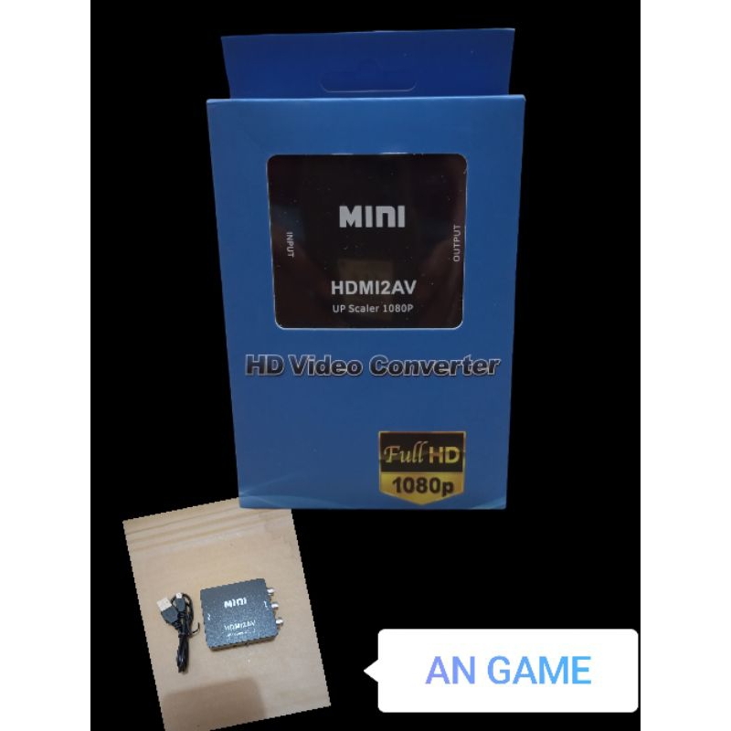 CONVERTER HDMI TO AV RCA / HDMI TO AV RCA KONVERTER KONEKTOR ADAPTER MINI