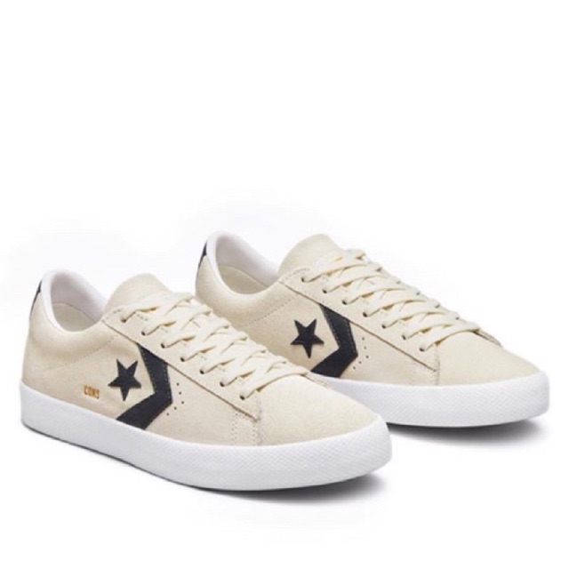 Converse Pro Leather Ox Pro - Egret/Black
