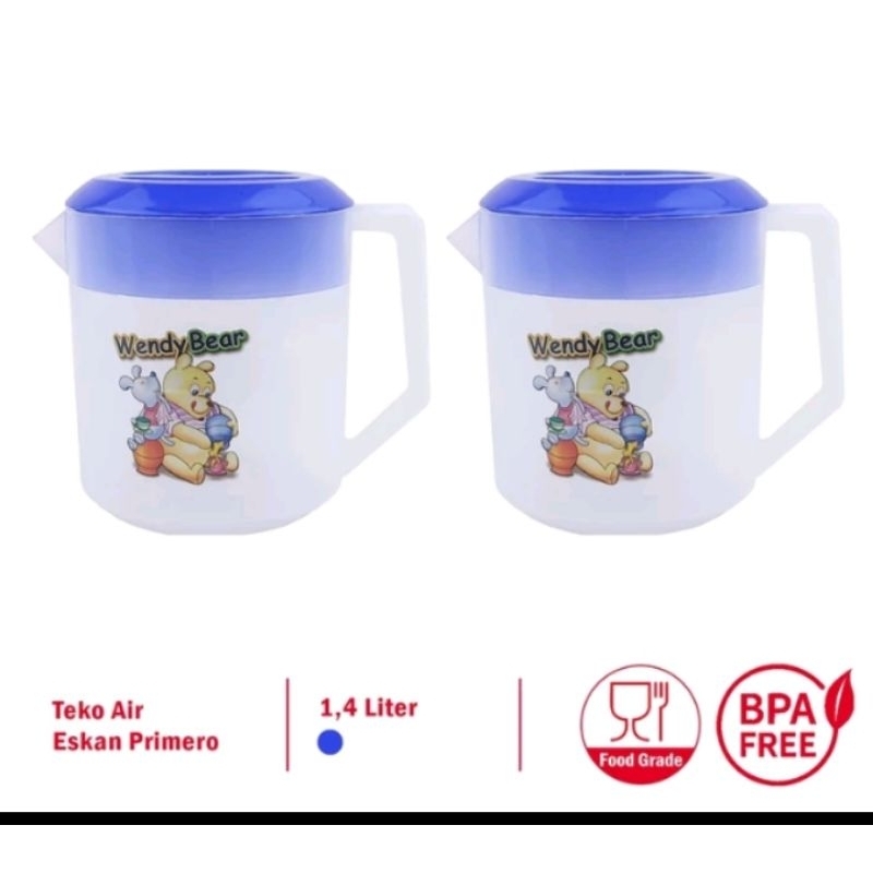 Teko air plastik shinpo eskan 1,4liter