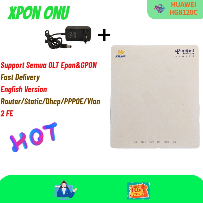 Terbaru ONU XPON HUAWEI HG812C ONT