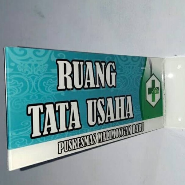 

KODE F84V Akrilik papan nama ruangan model T Papan ruang custom