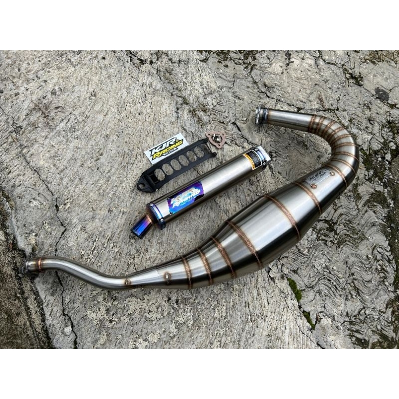 KNALPOT NINJA R/RR/SS COBRA TIPE FASTTECH STAINLES PRO KJR RACING