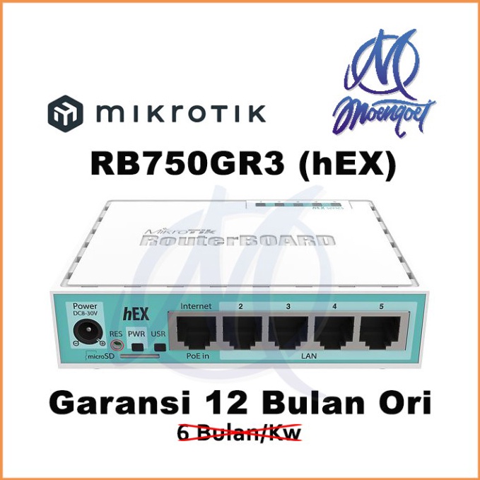 Tren Kekinian Mikrotik RB75Gr3 Hex RB75G R3 RB 75G