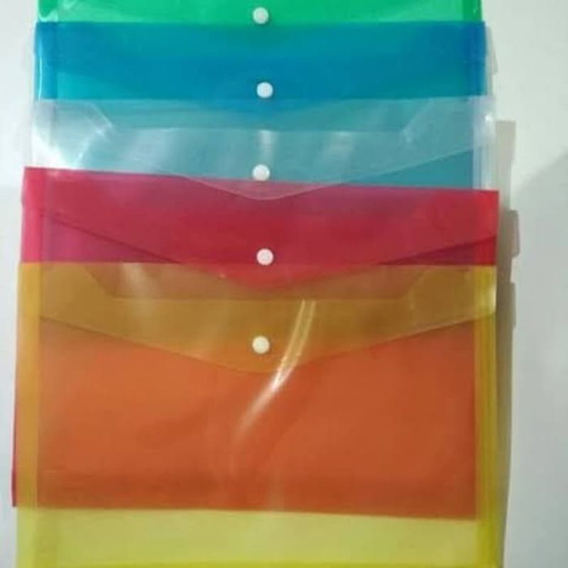 

[12 PCS] MAP DOKUMEN PLASTIK KANCING FOLIO