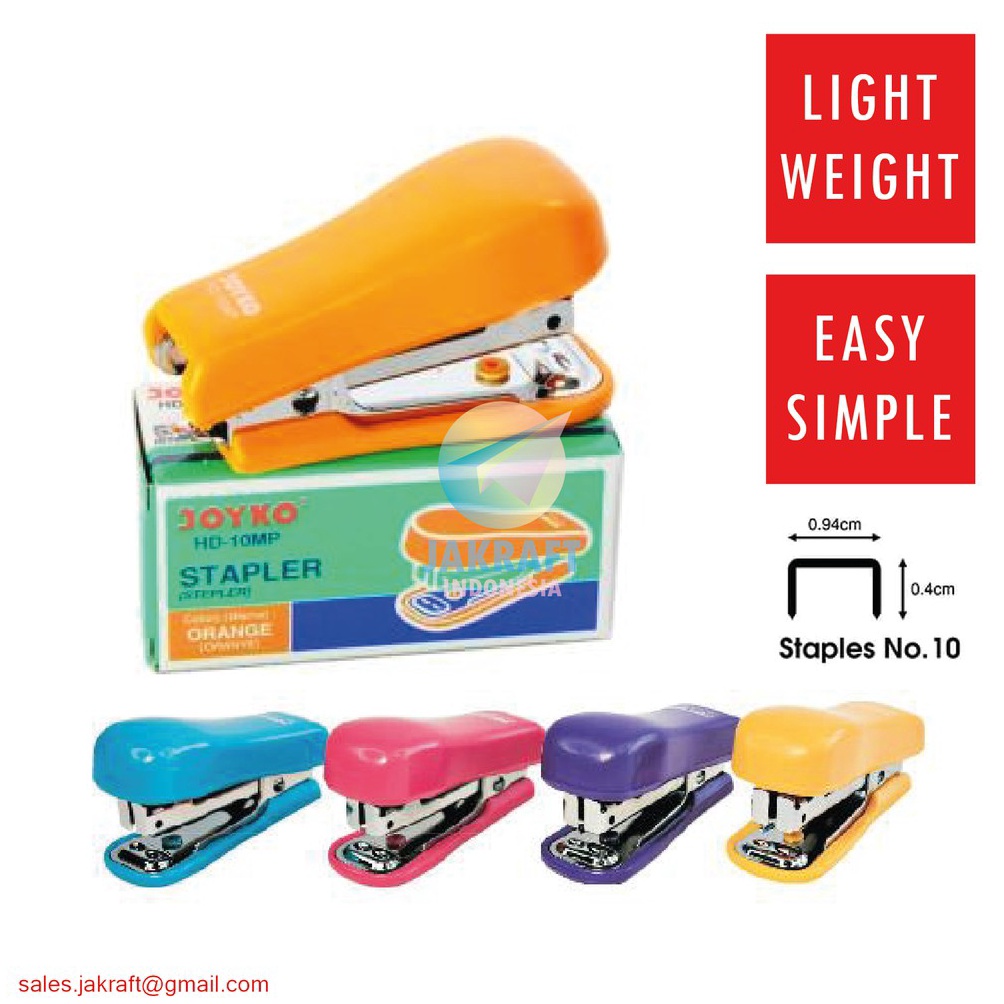 

SPESIAL DISCOUNT 1 Pcs Stapler Hekter Kecil JOYKO HD1MP Refill Isi Staples No1 No1E No11M