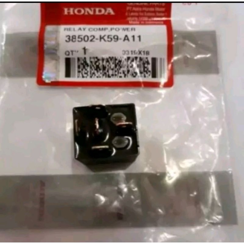 38502-K59-A11 HGP AHM 100% RELAY  COMP POWER RELAY PENGISIAN VARIO 150 ORI AHM 38502K59A11