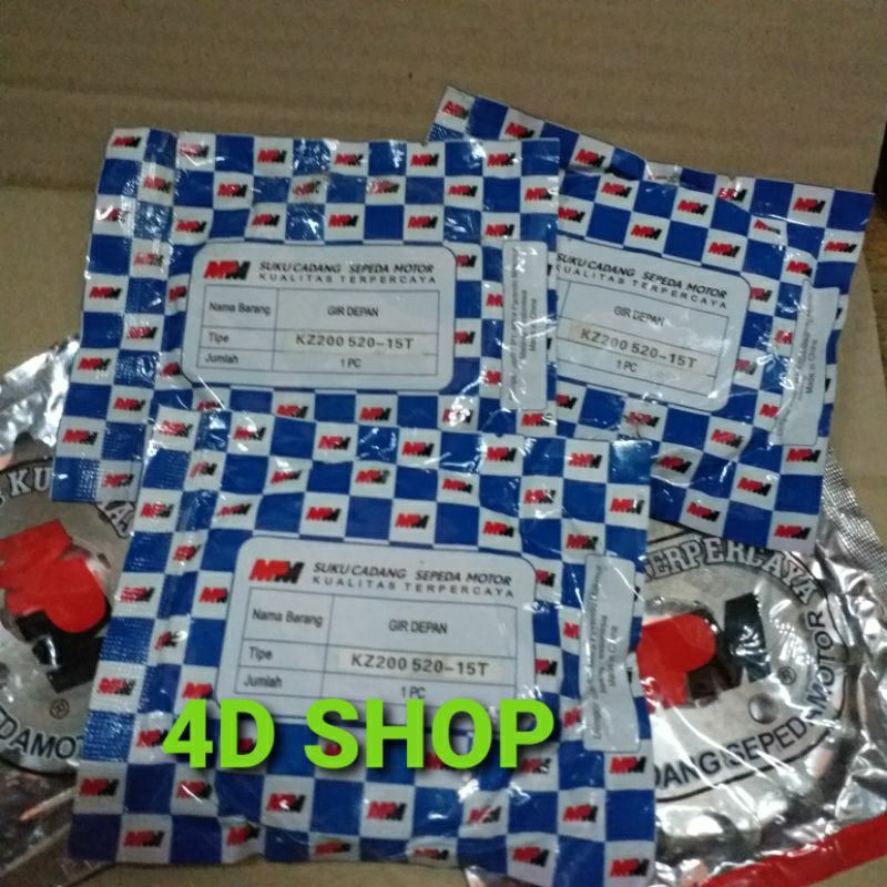 GIR DEPAN MERCY KZ 200 GEAR DEPAN KAWASAKI BINTER MERCY MPM